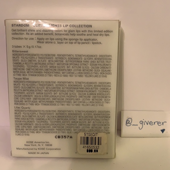 Awake Stardom Glitter Lip Collection Set - Picture 5 of 9